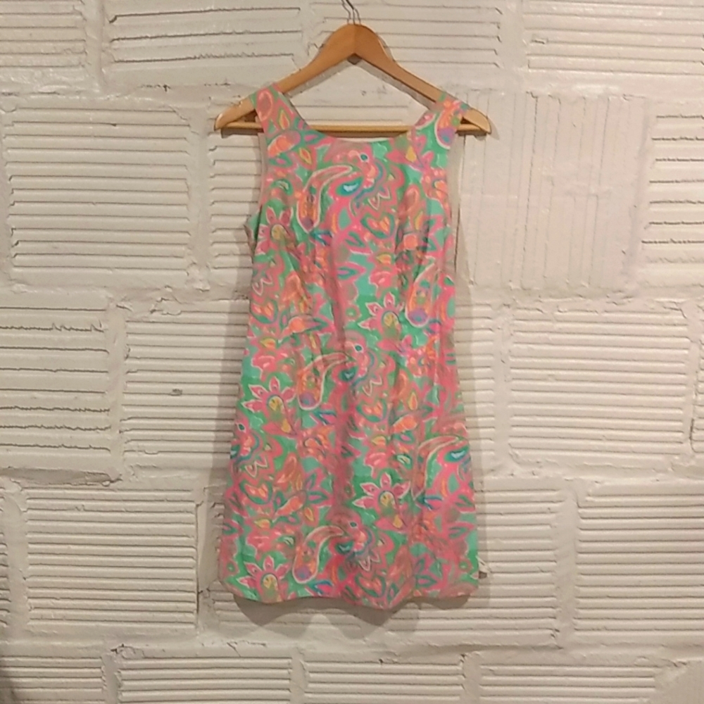 Lilly Pullitzer size 2 pink and green dress